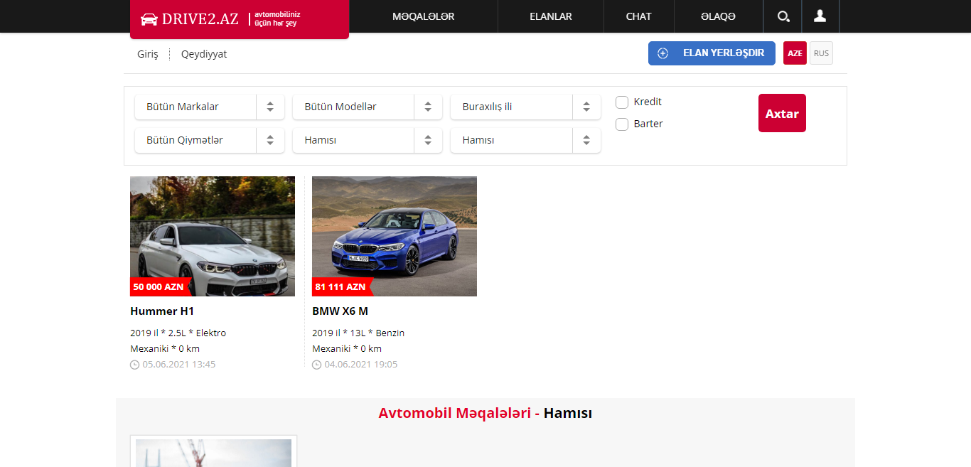 DRIVE2 - Avtomobil Dünyası