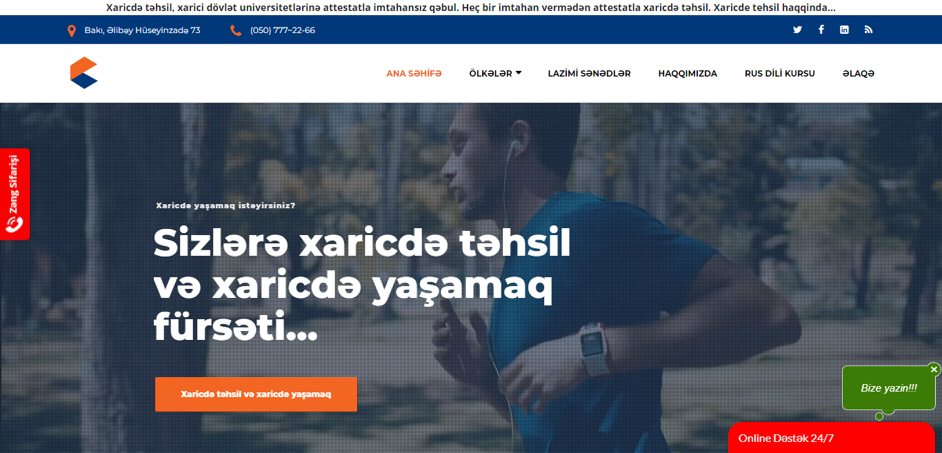 Xaricdə Təhsil şirkəti